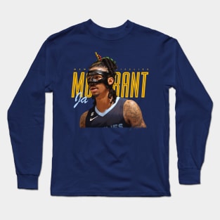 Masked Ja Morant Long Sleeve T-Shirt